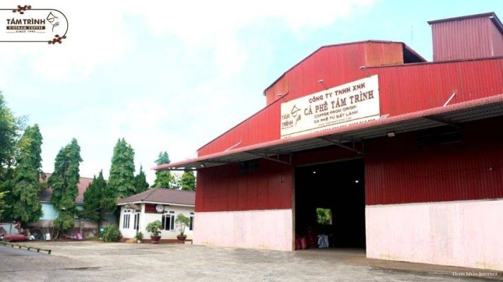 Arabica Lạc Dương được rang xay tại nhà máy đạt chuẩn quốc tế của Tám Trình