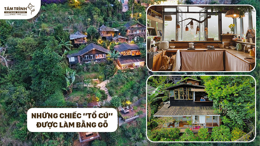 Một ngôi làng trên triền đồi với những chiếc “tổ cú” được làm bằng gỗ