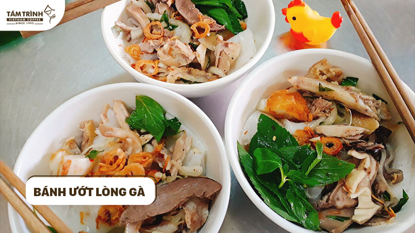 Bánh ướt lòng gà