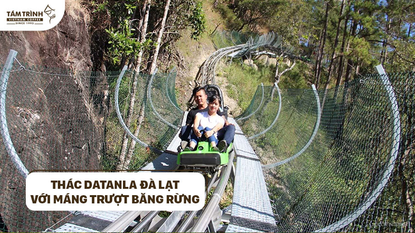 Thác Datanla Đà Lạt với máng trượt băng rừng