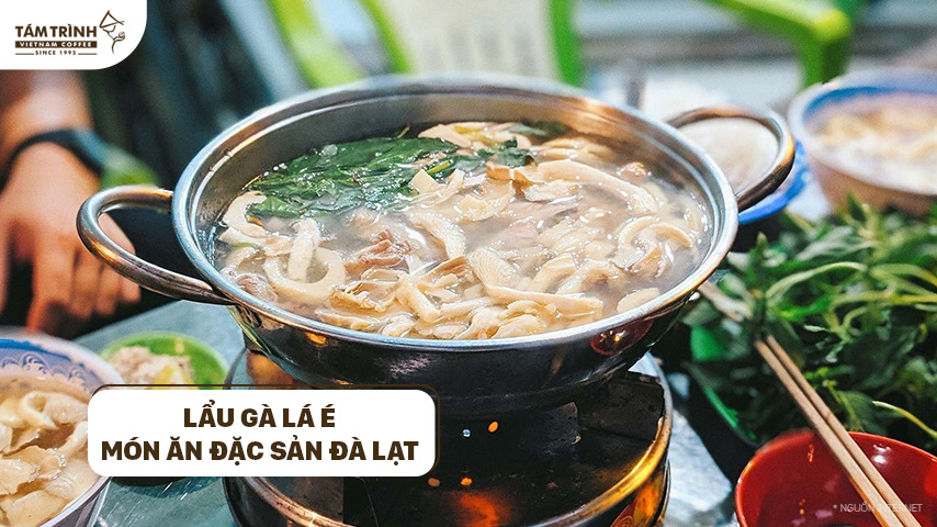 Lẩu Gà Lá É - Món ăn đặc sản Đà Lạt