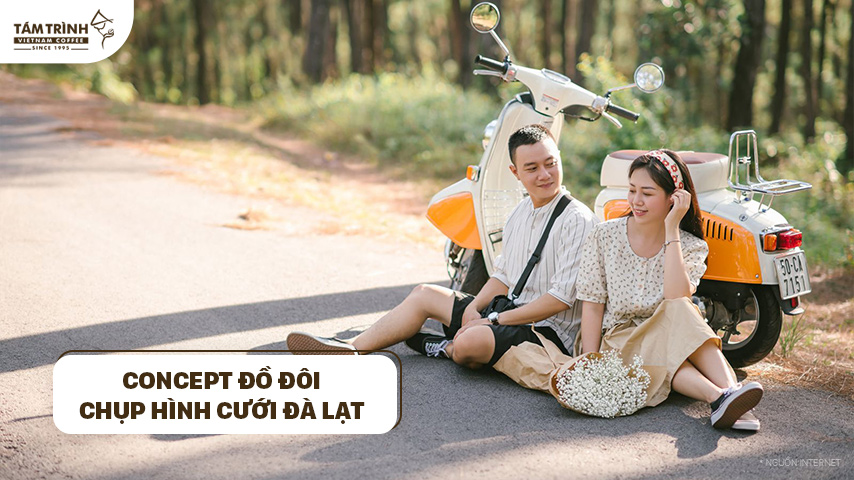 concept đồ đôi chụp hình cưới Đà Lạt?