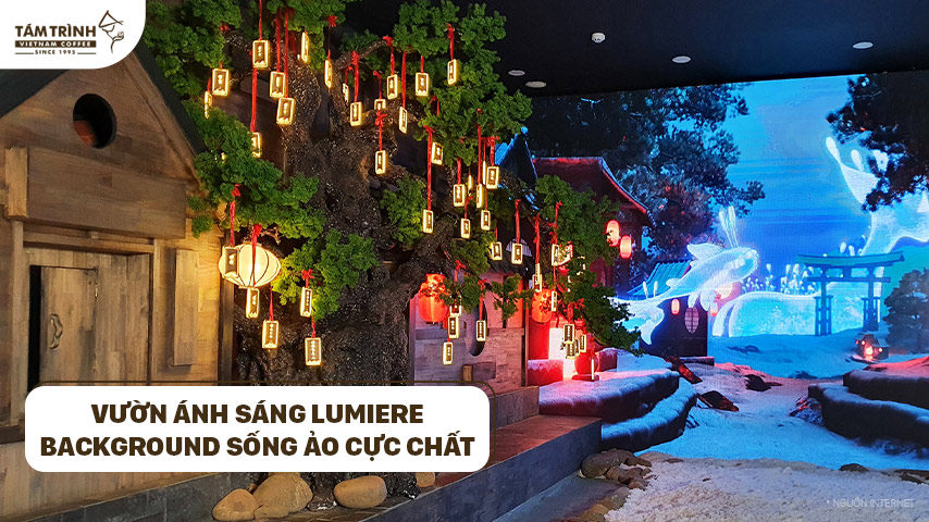 Vườn ánh sáng Lumiere liên tục sáng tạo nên những background sống ảo cực chất