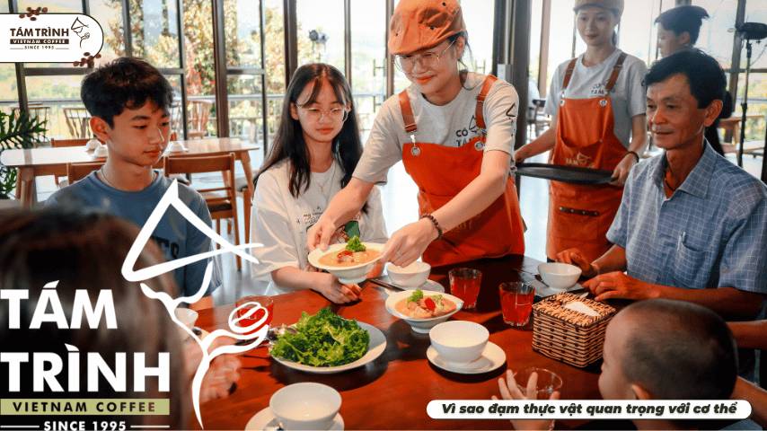 Bổ sung Đạm trong thực đơn ăn Chay tại Tám Trình Coffee