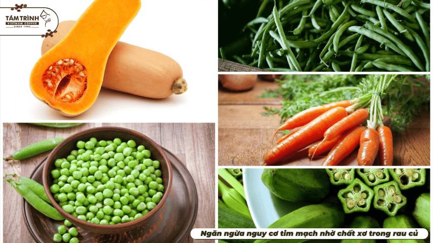 Ngăn ngừa nguy cơ tim mạch nhờ chất xơ trong rau củ