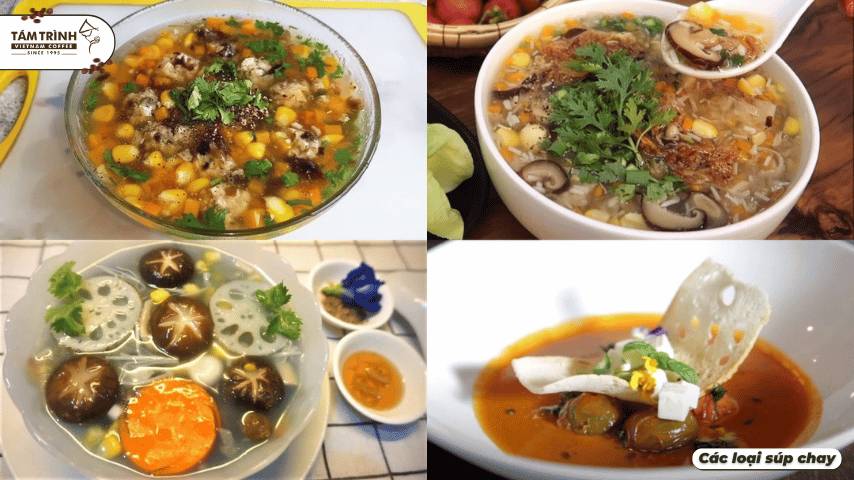 Các loại súp chay&nbsp;