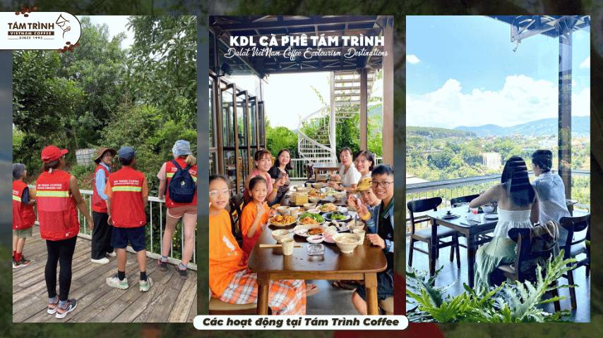 Các hoạt động tại Tám Trình Coffee