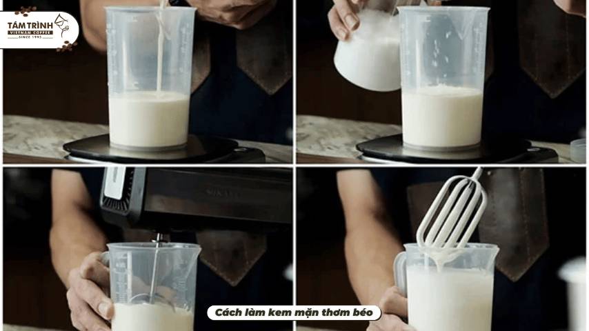 Cách làm kem mặn thơm béo