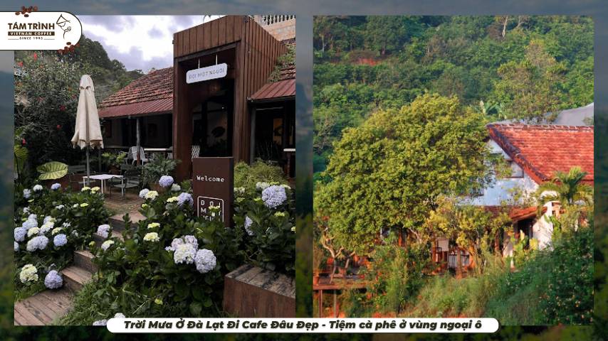 Trời Mưa Ở Đà Lạt Đi Cafe Đâu Đẹp - Tiệm cà phê ở vùng ngoại ô