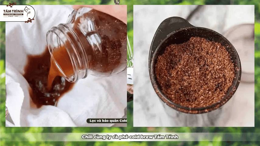 Chill cùng ly cà phê cold brew Tám Trình