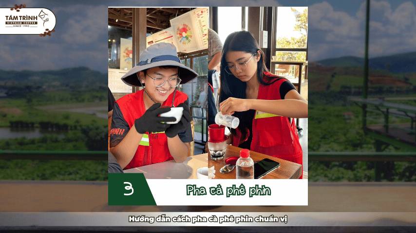 Hướng dẫn cách pha cà phê phin chuẩn vị