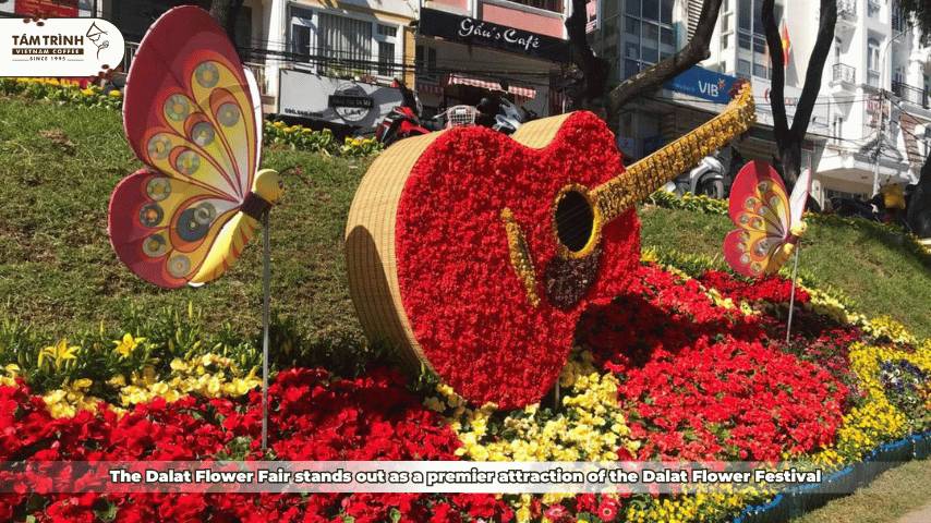 The Dalat Flower Fair stands out as a premier attraction of the Dalat Flower Festival