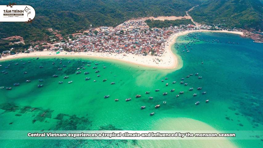 Central Vietnam experiences a tropical climate and influenced by the monsoon season