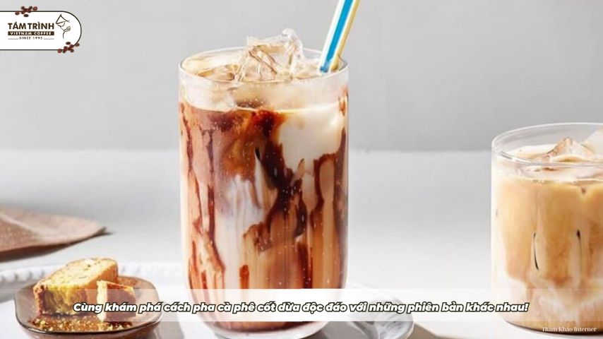 Cùng khám phá cách pha cà phê cốt dừa độc đáo với những phiên bản khác nhau!