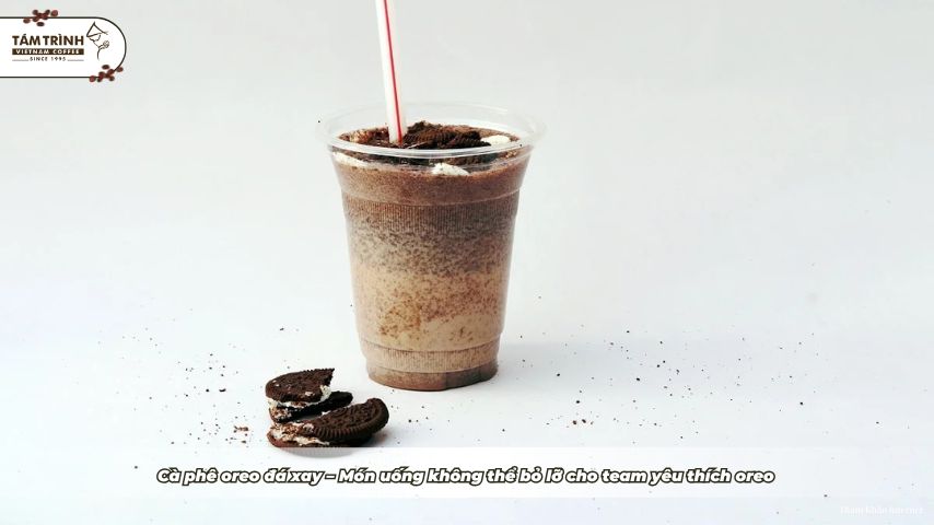 Cà phê oreo đá xay – Món uống không thể bỏ lỡ cho team yêu thích oreo