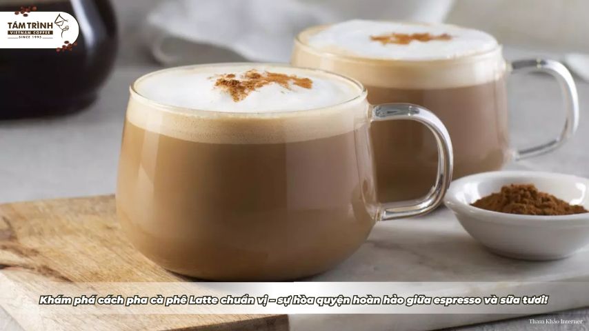 Khám phá cách pha cà phê Latte chuẩn vị – sự hòa quyện hoàn hảo giữa espresso và sữa tươi!
