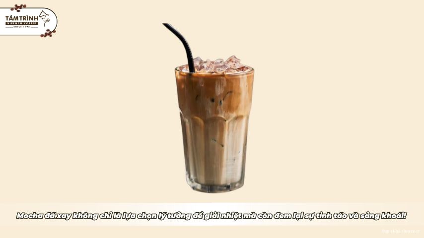 Mocha đá xay không chỉ là lựa chọn lý tưởng để giải nhiệt mà còn đem lại sự tỉnh táo và sảng khoái!