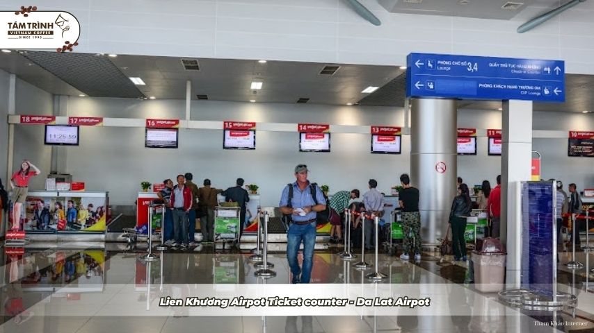 Lien Khương Airpot Ticket counter - Da Lat Airpot
