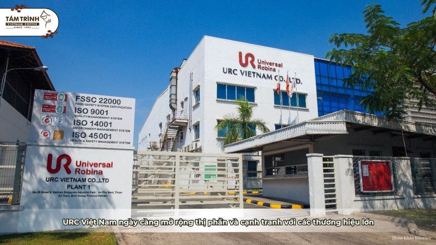 Nhờ vào chiến lược kinh doanh hiệu quả và sự đầu tư mạnh mẽ vào công nghệ, URC Việt Nam ngày càng mở rộng thị phần và cạnh tranh với các thương hiệu lớn!