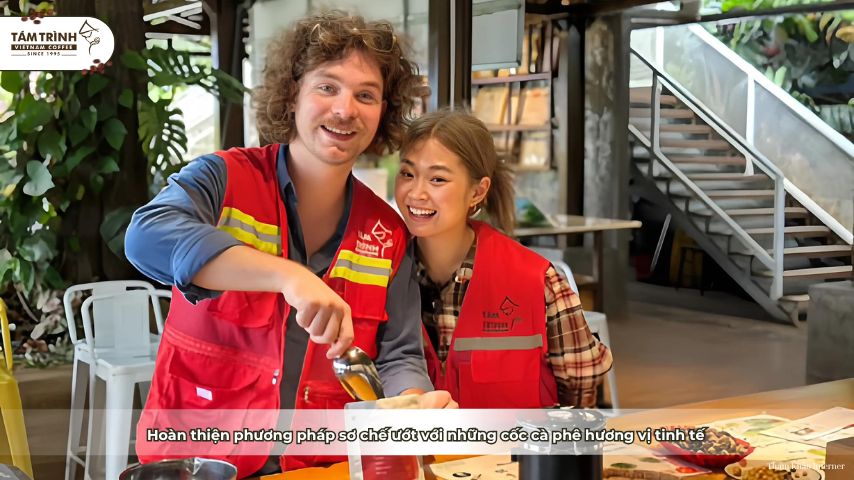 Hoàn thiện phương pháp sơ chế ướt với những cốc cà phê hương vị tinh tế