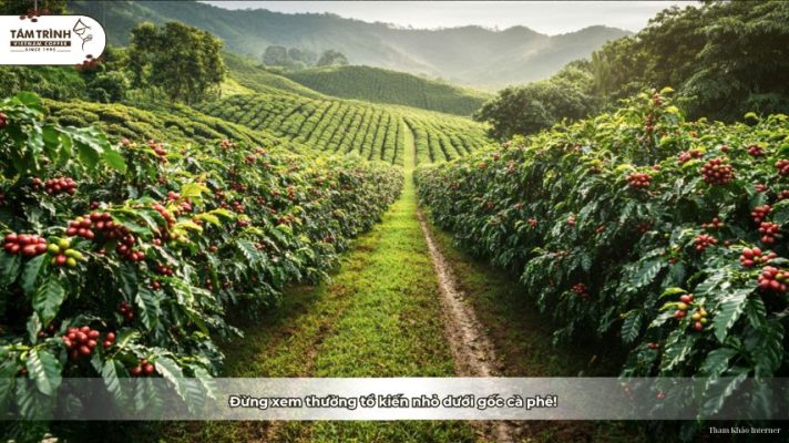Đừng xem thường tổ kiến nhỏ dưới gốc cà phê!