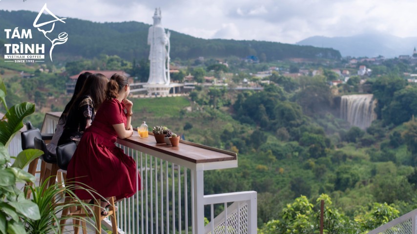Nên ghé Tám Trình Coffee vào buổi sáng để chụp được ảnh đẹp